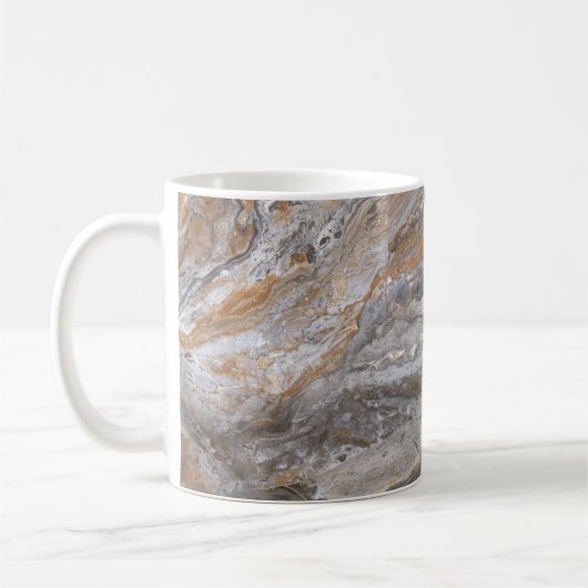 Marmortextur: Italienischer Kalkstein Elegance. Kaffeetasse (Links)