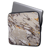 Marmortextur Laptopschutzhülle (Vorderseite Links)