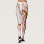 Marmortextur-Leggings Leggings (Rückseite)