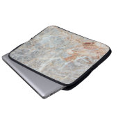 Marmortextur mit hoher Auflösung Laptopschutzhülle (Vorne Knopf)