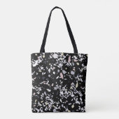 Marmortextur schwarz tasche (Rückseite)