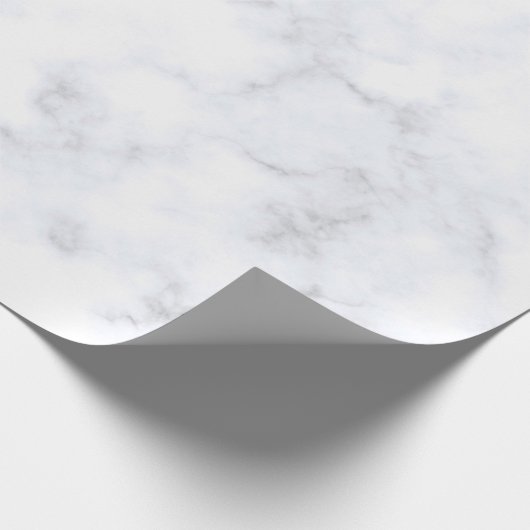 Marmortextur, weißes Muster Geschenkpapier (Ecke)