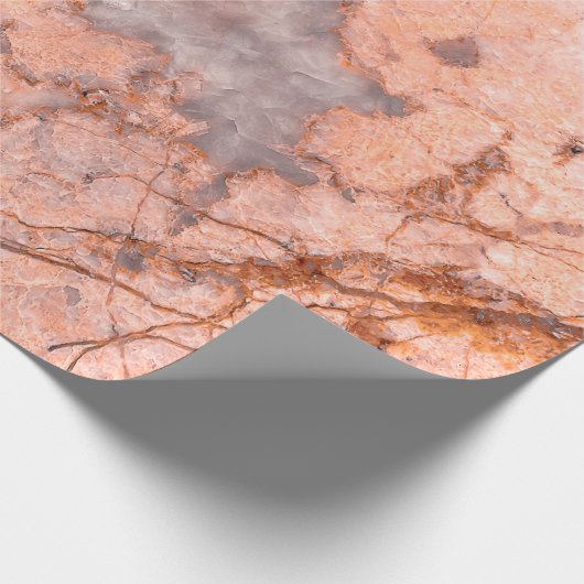 Marmortextur, weißes Muster Geschenkpapier (Ecke)