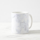 Marmortextur, weißes Muster Kaffeetasse (VorderseiteRechts)