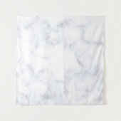 Marmortextur, weißes Muster Wandteppich (Vorderseite (Horizontal))