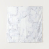 Marmortextur, weißes Muster Wandteppich (Vorderseite)