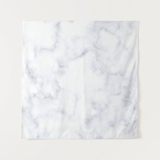 Marmortextur, weißes Muster Wandteppich (Vorderseite)