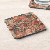 Marmortexturmuster Getränkeuntersetzer (Linke Seite)