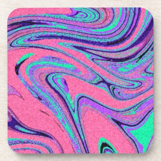 Marmortexturmuster niedlich getränkeuntersetzer (Vorderseite)