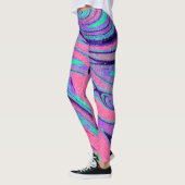 Marmortexturmuster niedlich leggings (Links)