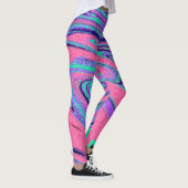 Marmortexturmuster niedlich leggings (Rechts)