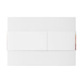 Marmorträume: Orange Rose Elegante Collection Einladungsbanderole (Rückseitenbeispiel)