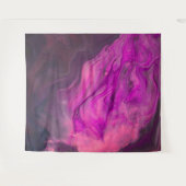 *~* Marmorträume Rosa Lila Abstrakte Kunst Wandteppich (Vorderseite (Horizontal))