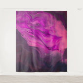 *~* Marmorträume Rosa Lila Abstrakte Kunst Wandteppich (Vorderseite)