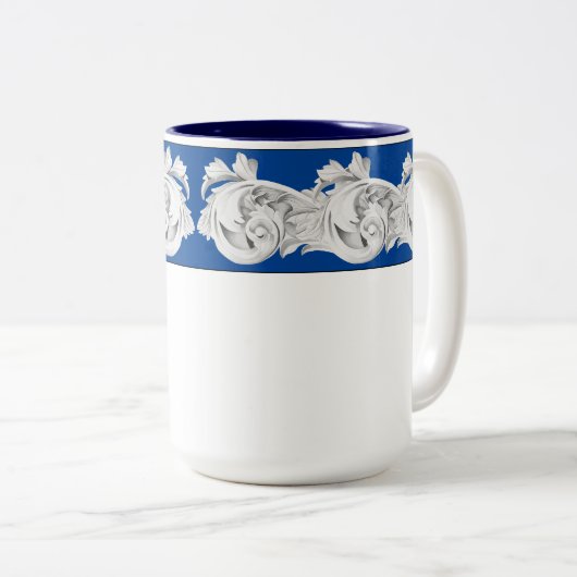 Marmortreppen auf einer Combo-Tasse (15 oz.) Zweifarbige Tasse (VorderseiteRechts)