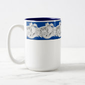 Marmortreppen auf einer Combo-Tasse (15 oz.) Zweifarbige Tasse (Links)