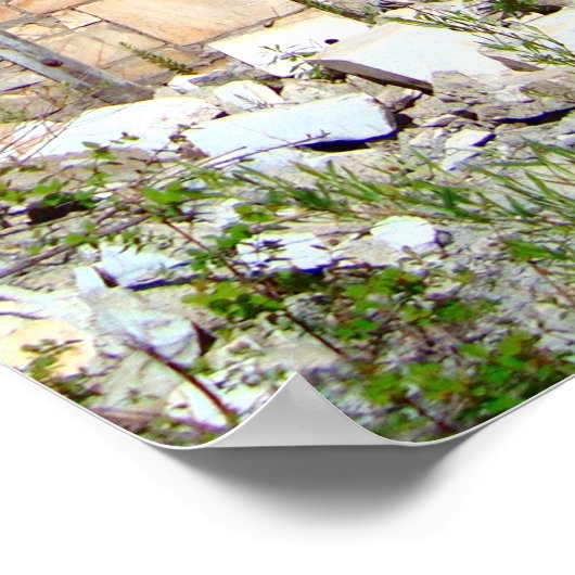 Marmortür Poster (Ecke)