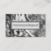 Marmoruntergrund Visitenkarte (Rückseite)