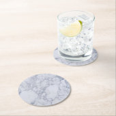 MarmorUntersetzer Runder Pappuntersetzer (Vor Ort)