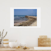 Marmorwanderung, Rota Spanien Poster (Küche)