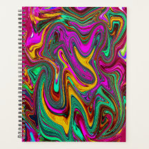 Marmorwärme, heißes Rosa und Meeresfohlen Grüne Ab