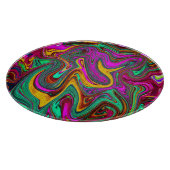 Marmorwärme, heißes Rosa und Meeresfohlen Grüne Ab Schneidebrett (Ecke)