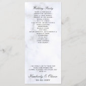 MarmorWedding-Programme Programm (Rückseite)