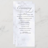 MarmorWedding-Programme Programm (Vorne/Hinten)