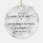 Marmorweiße Namen mehr elegante Neuzugänge Keramik Ornament (Hinten)