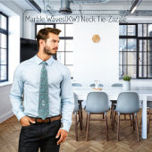 Marmorwellen Krawatte