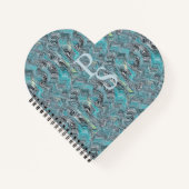 Marmorwellen Notizblock (Vorderseite)