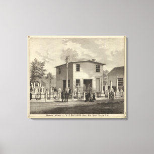 Marmorwerke von WE Raymond Leinwanddruck