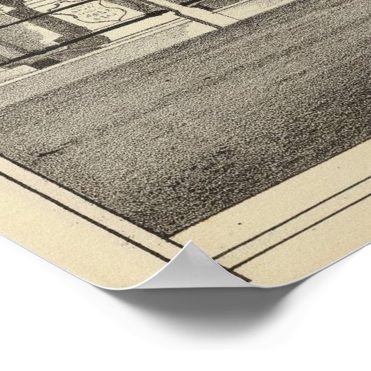 Marmorwerke von WE Raymond Poster (Ecke)