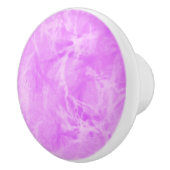 Marmorwirbeldruck - weiche violette Farbe Keramikknauf (Rechts)