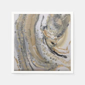 Marmorwirbelschau Serviette (Vorderseite)
