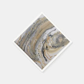 Marmorwirbelschau Serviette (Ecke)