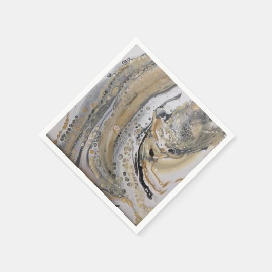 Marmorwirbelschau Serviette (Ecke)