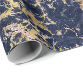 Marmorwirkung auf das Wrapping Paper Geschenkpapier (Rolleneckpunkt)
