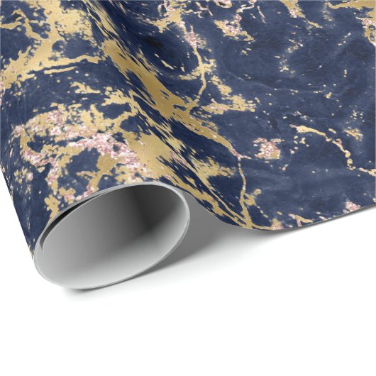 Marmorwirkung auf das Wrapping Paper Geschenkpapier (Rolleneckpunkt)