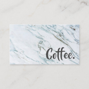 Marmorwort über Loyalitäts-Kaffee-Lochkarte hina Treuekarte