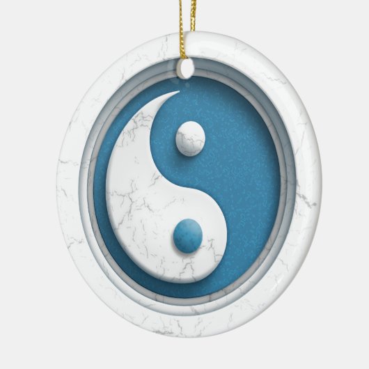 MarmorYin Yang Keramik Ornament (Links)
