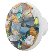 Marmorzellen und Goldzellen - Ozeane Keramikknauf (Rechts)