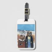 Marmot Bag Tag (American Gothic) Gepäckanhänger (Vorderseite Vertikal)
