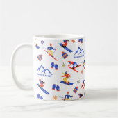 Marmot Basin Alberta Ski Snowboard Muster Kaffeetasse (Links)