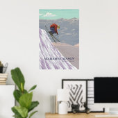 Marmot Basin Ski Resort Reiseplakat Poster (Heimbüro)