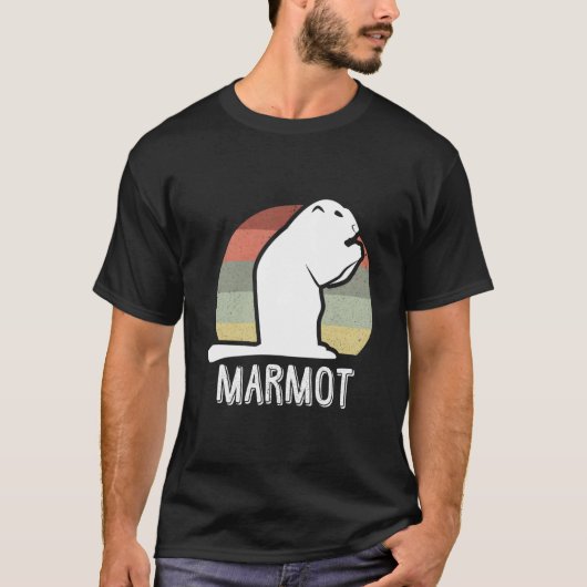 Marmot Distressed Style T-Shirt (Vorderseite)