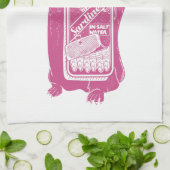 Marmot Groundhog frisst Sardinen Geschirrtuch (Gefaltet)