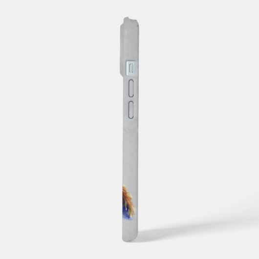 Marmot Groundhog Wasserfarbe Art iPhone 15 Hülle (Linke Seite)