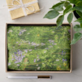 Marmot in den Wildblumen des Berges Rainier Seidenpapier (Geschenk)