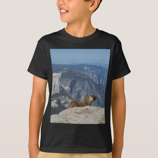 Marmot mit Blick auf den Halbkuppel von der Clouds T-Shirt (Vorderseite)